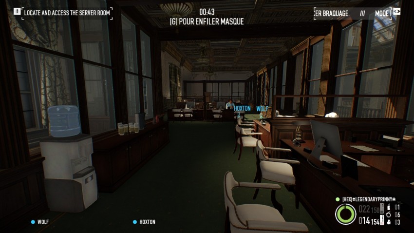 Payday 2 The Big Bank Heist first floor computer area