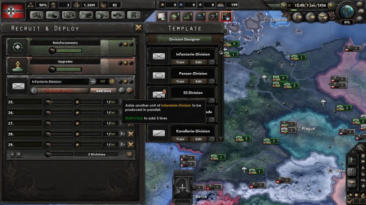 Как прикрепить дивизии в hearts of iron 4